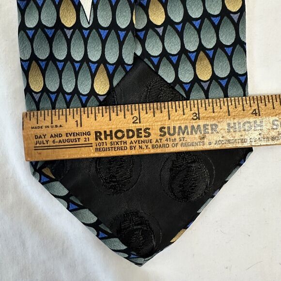 Vintage Grateful Dead Men's Silk Neck Tie Rainforest Second Set Geometric Print - Picture 8 of 9